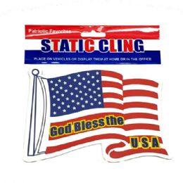 48 Bulk Usa Flag Car Magnet
