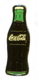 60 Bulk Brass Hat Pin, CocA-Cola Bottle