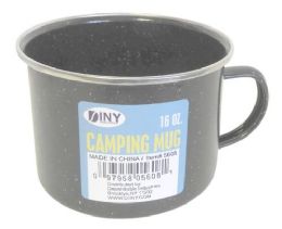 48 Bulk 16 Oz Enamel Camping Mug