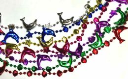 96 Bulk Assorted Mardi Gras Beads