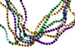 144 Bulk Dice Bead Mardi Gras Necklace, 33 inch Length