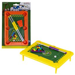 24 Bulk Pool Table Toy 2ast Colors Blistercard