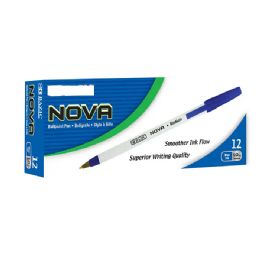 144 Bulk Nova Blue Color Stick Pen