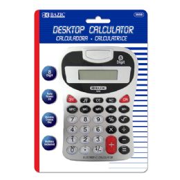 72 Bulk 8-Digit Silver Desktop Calculator W/ Tone