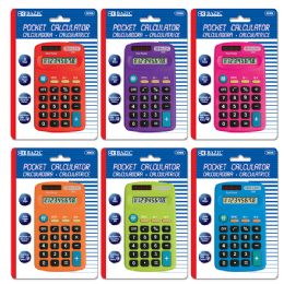 144 Bulk 8-Digit Dual Power Pocket Size Calculator