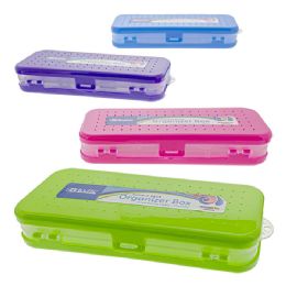 144 Bulk Bright Color Double Deck Organizer Box