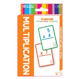 72 Bulk Multiplication Flash Cards (36/pack)