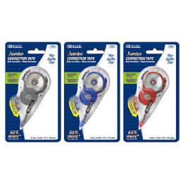 144 Bulk 5 Mm X 394" Jumbo Correction Tape W/ Grip