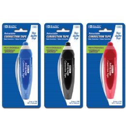 144 Bulk 5 Mm X 196" Retractable Correction Tape