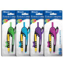 144 Bulk ScalE-Arm Compass W/ #2 Wood Pencil