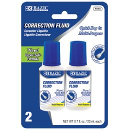 144 Bulk 0.7 Fl Oz (20 Ml) Correction Fluid (2/pack)