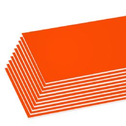 25 Bulk 20" X 30" Fluorescent Orange Foam Board
