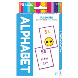 24 Bulk Alphabet Preschool Flash Cards (36/pack)
