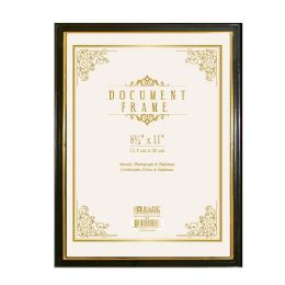 48 Bulk 8.5" X 11" Document Frame W/ Gold Border
