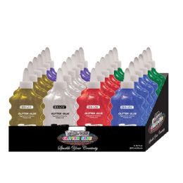 24 Bulk 6.76 FL OZ 200 mL Classic Color Glitter Glue