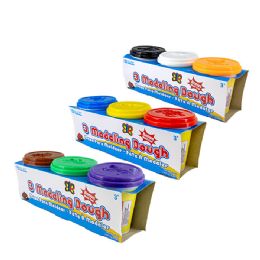 24 Bulk 5 Oz. Multi Color Modeling Dough (3/pack)