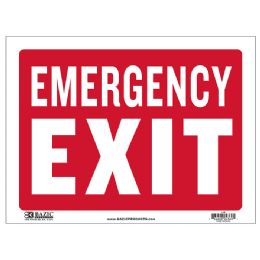 24 Bulk 12" X 16" Emergency Exit Sign