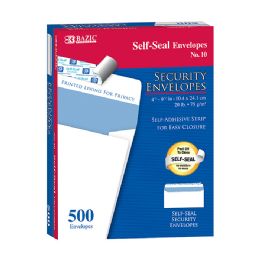 5 Bulk #10 SelF-Seal Security Envelopes (500/box)