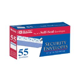 24 Bulk #6 3/4 SelF-Seal Security Envelopes (55/pack)