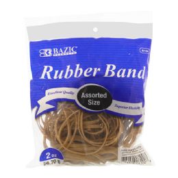 36 Bulk 2 Oz./ 56.70 G Assorted Sizes Rubber Bands
