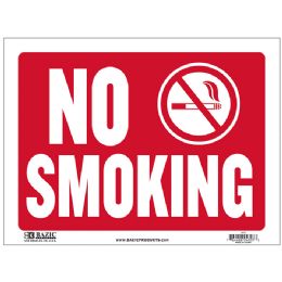 24 Bulk 9" X 12" No Smoking Sign