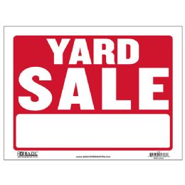 24 Bulk 9" X 12" Yard Sale Sign