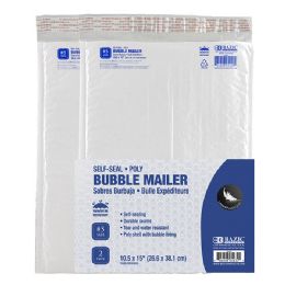 24 Bulk 10.5" X 15" (#5) Poly Bubble Mailer (2/pack)