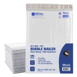 4 Bulk 10.5" X 15" (#5) Poly Bubble Mailer (25/pack)