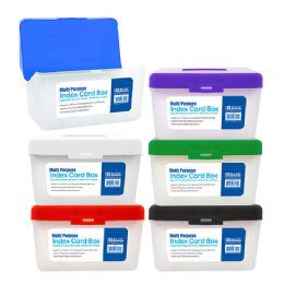 36 Bulk Multi Purpose 3" X 5" Card File Box