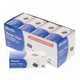 240 Bulk Small 3/4" (19mm) Black Binder Clip (12/box)