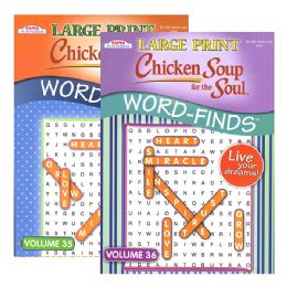 48 Bulk Kappa Large Print Chicken Soup For The Soul Word Finds Puzzle Book