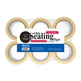 6 Bulk 1.88" X 109.3 Yards Clear Packing Tape (6/pack)