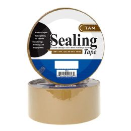 36 Bulk 1.88" X 109.3 Yards Tan Packaging Tape