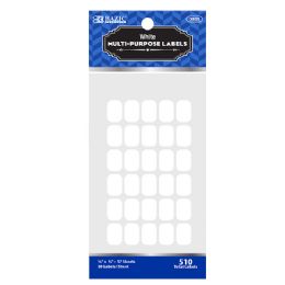 144 Bulk 1/2" X 3/4" White Multipurpose Label (510/pack)