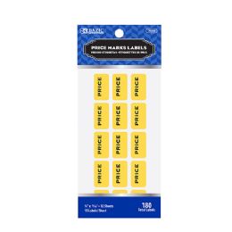 144 Bulk Yellow Price Mark Label (180/pack)