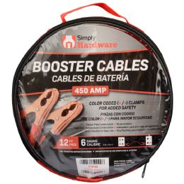 12 Bulk Simply Auto Booster Cables 450 Amp 12 Feet 6 Gauge