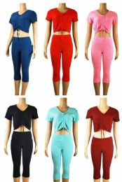 72 Bulk Women Legging Set Assorted Colors Size Assorted S/ M & L/ xl
