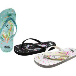 36 Bulk Girls Fashion Flat Sandals Man Made Sole And Upper Imported