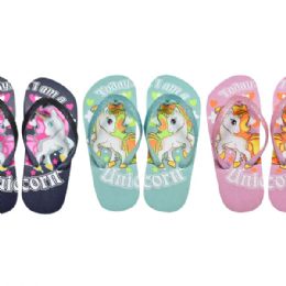 36 Bulk Girls Fashion Flat Sandals Man Made Sole And Upper Imported