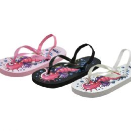 36 Bulk Girls Fashion Flat Sandals Man Made Sole And Upper Imported