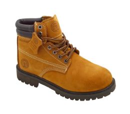 6 Bulk Men's Waterproof Storm Surge Toe Boot In Brown