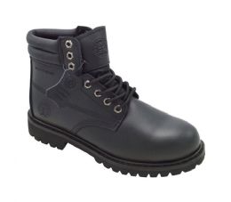 6 Bulk Men's Waterproof Storm Surge Toe Boot In Black