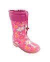 12 Bulk Floral Printed Rain Boots Waterproof Rubber Rainboots