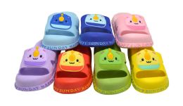72 Bulk Girls Garden Clogs Summer Cute Sandals Slippers For Boys Girls Toddler Outdoor Indoor