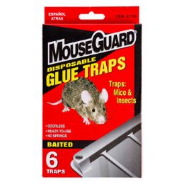 12 Bulk Mouse Glue Traps 6pk Mousegard Boxed/peggable Bilingual