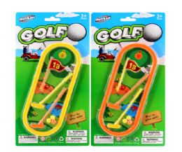144 Bulk Mini Golf Play Set On Card