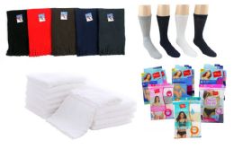 62 Bulk Winter And Bed Bath Apparel Bundle