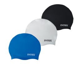12 Bulk Silicone Swim Cap, Age: 8+