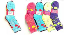 120 Bulk Sock Assorted Color Size 9 - 11