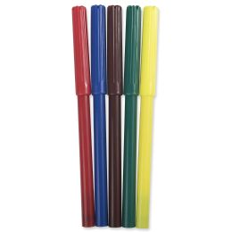 100 Bulk Markers 5-Pack - Assorted Colors